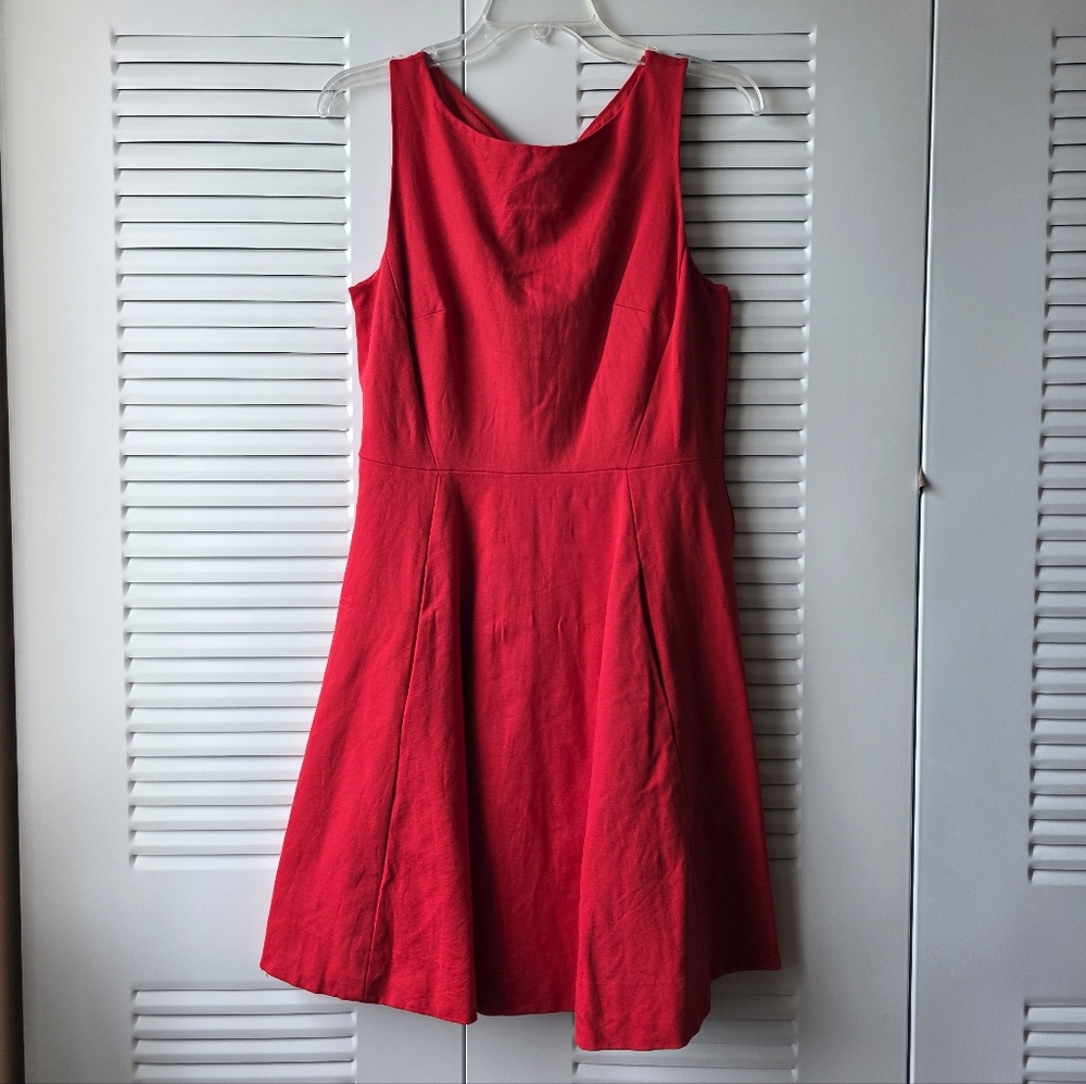 Kate Spade Vibrant Red Midi Dress - Picture 2 of 6